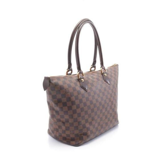 Louis Vuitton Saleya MM Damier Ebene Shoulder Bag Brown - Picture 1 of 7